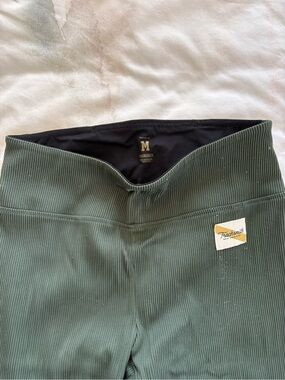 Tracksmith Forest Green Fells Ribbed Running Tight